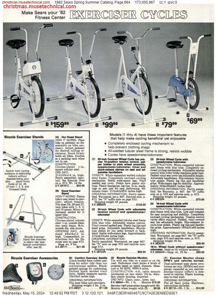 1982 Sears Spring Summer Catalog, Page 664