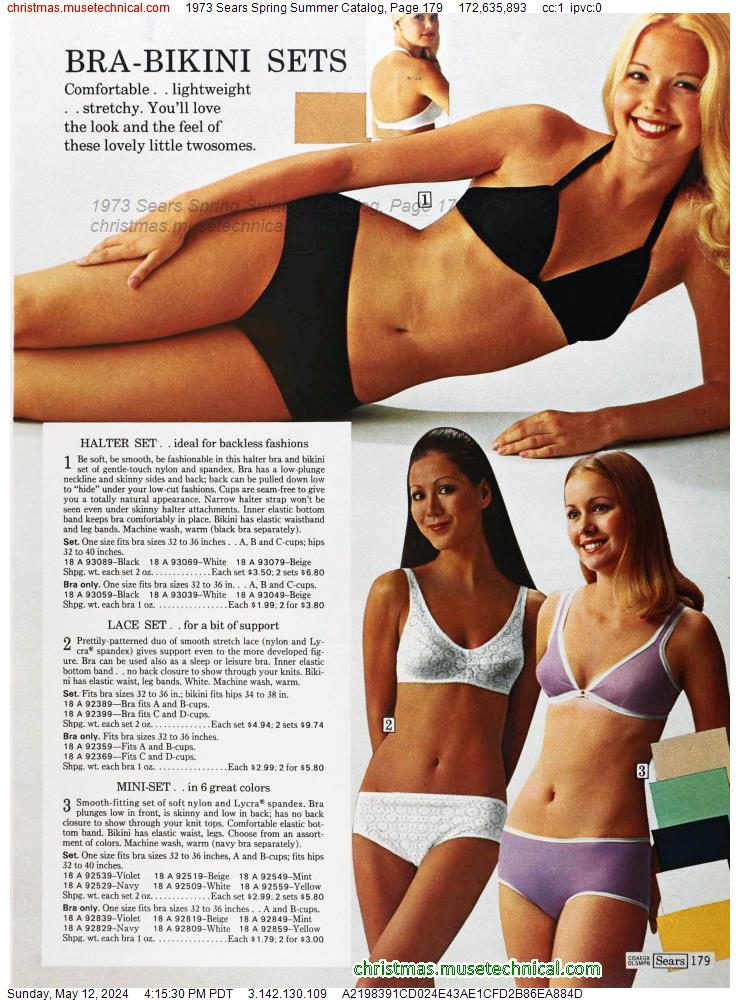 1973 Sears Spring Summer Catalog, Page 179