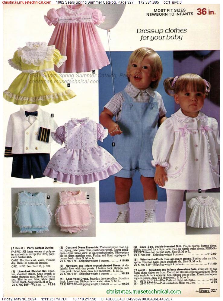 1982 Sears Spring Summer Catalog, Page 327