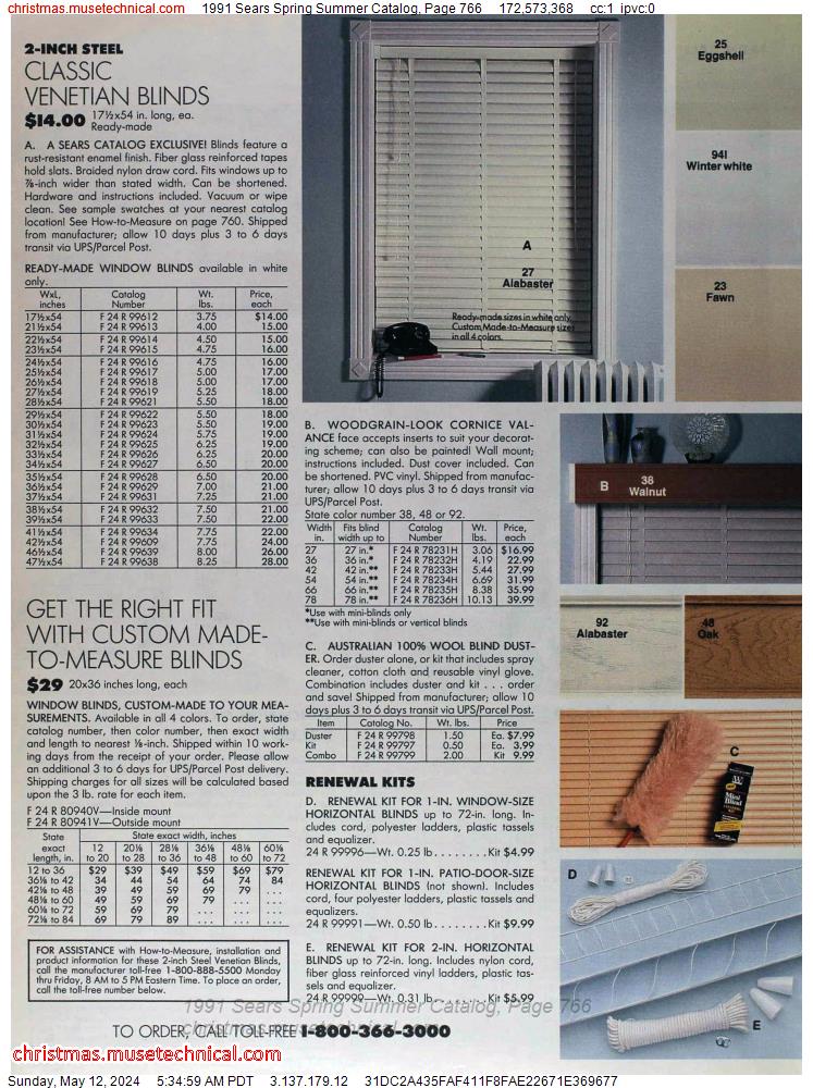 1991 Sears Spring Summer Catalog, Page 766