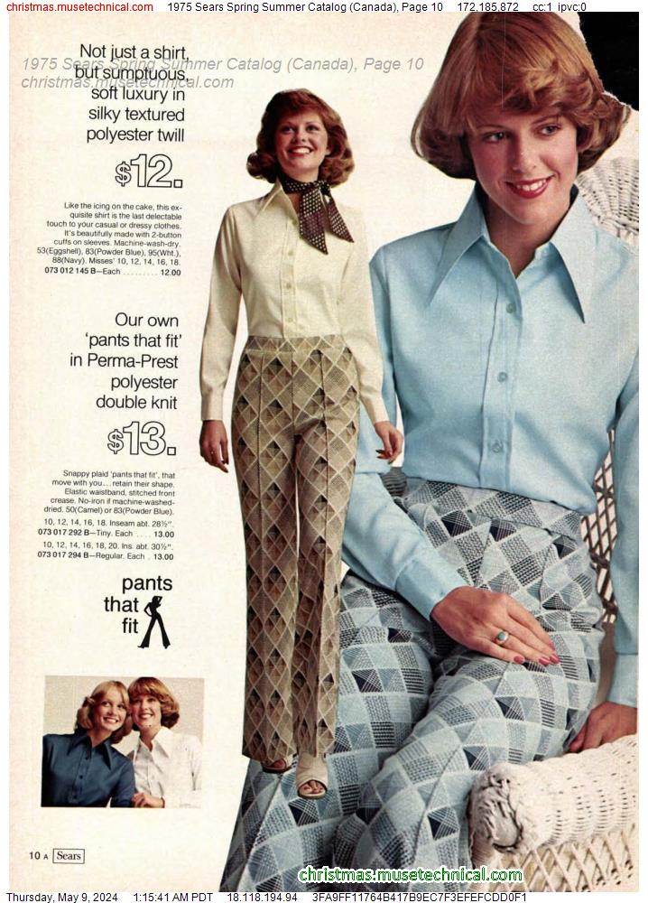 1975 Sears Spring Summer Catalog (Canada), Page 10