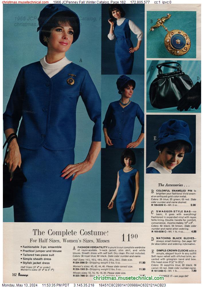 1966 JCPenney Fall Winter Catalog, Page 162