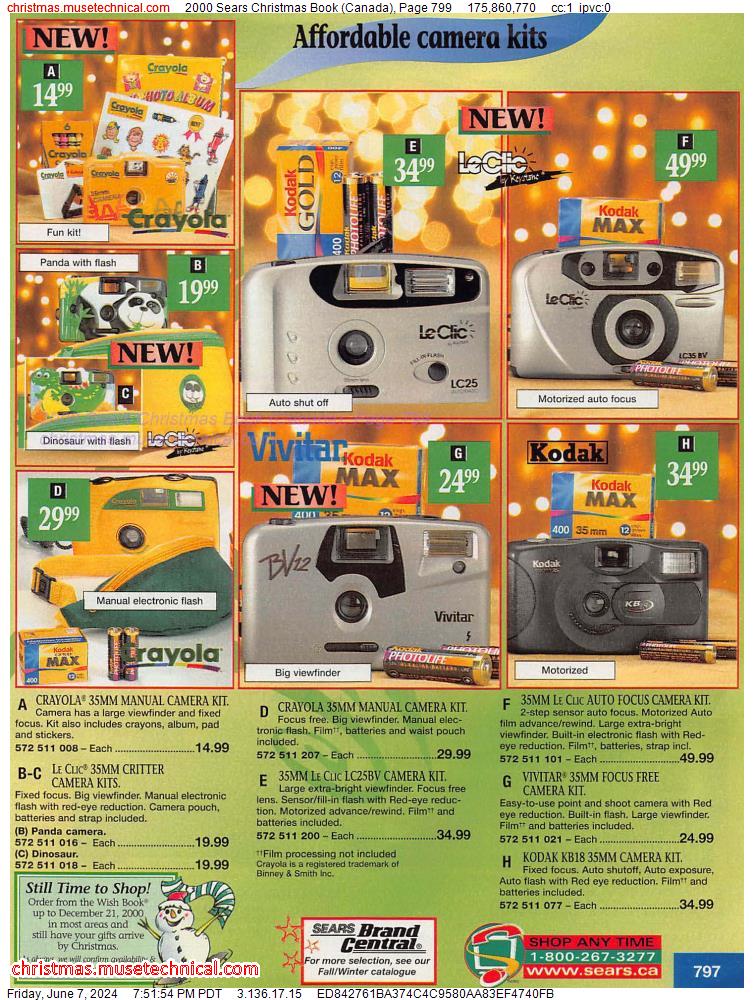 2000 Sears Christmas Book (Canada), Page 799