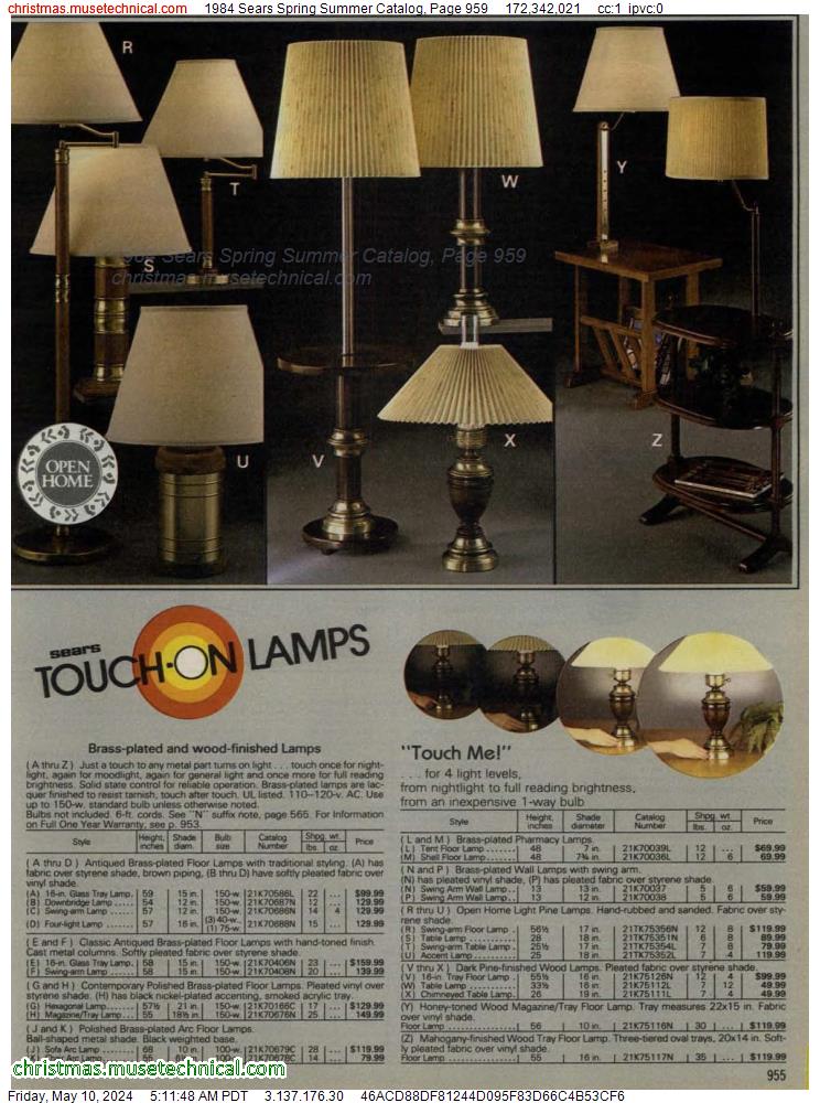 1984 Sears Spring Summer Catalog, Page 959