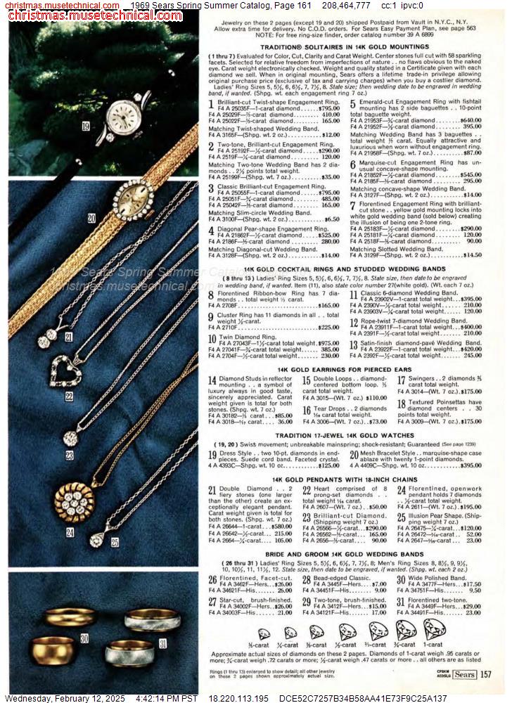 1969 Sears Spring Summer Catalog, Page 161