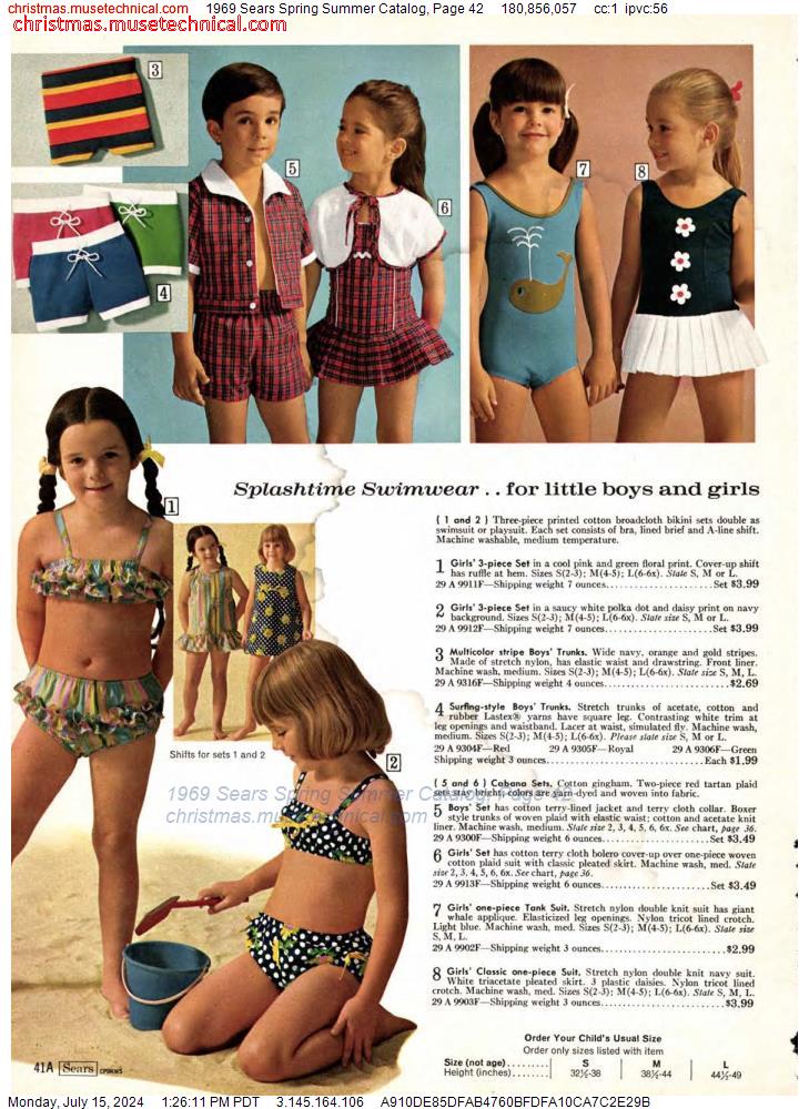 1969 Sears Spring Summer Catalog, Page 42