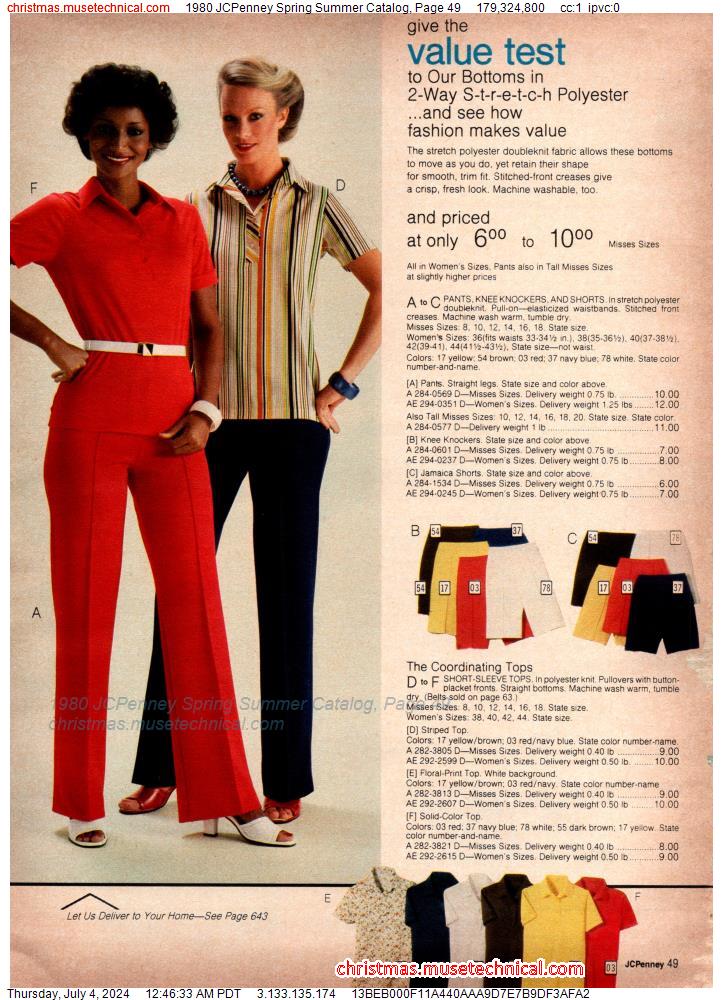 1980 JCPenney Spring Summer Catalog, Page 49