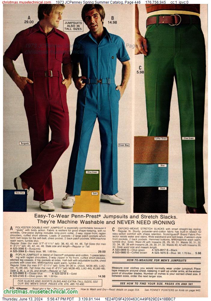 1973 JCPenney Spring Summer Catalog, Page 446