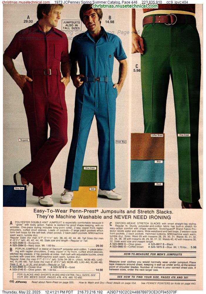 1973 JCPenney Spring Summer Catalog, Page 446