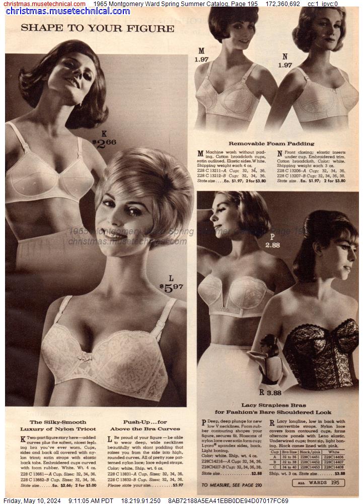1965 Montgomery Ward Spring Summer Catalog, Page 195
