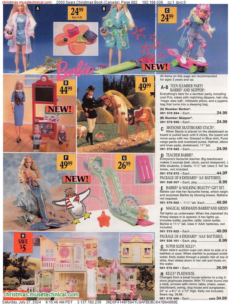 2000 Sears Christmas Book (Canada), Page 882