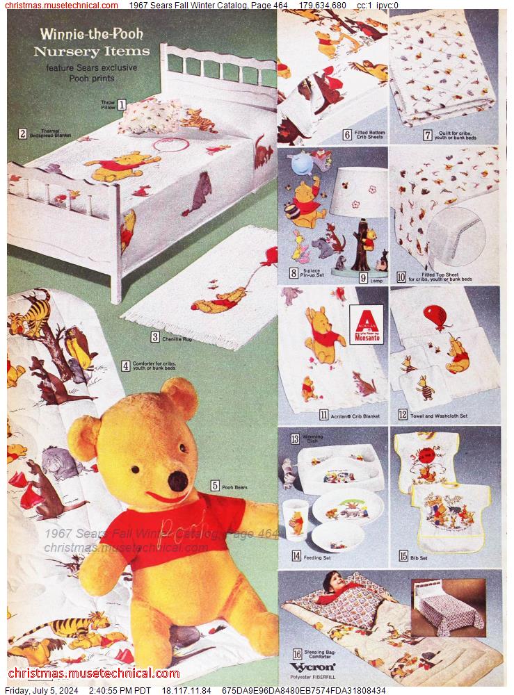 1967 Sears Fall Winter Catalog, Page 464