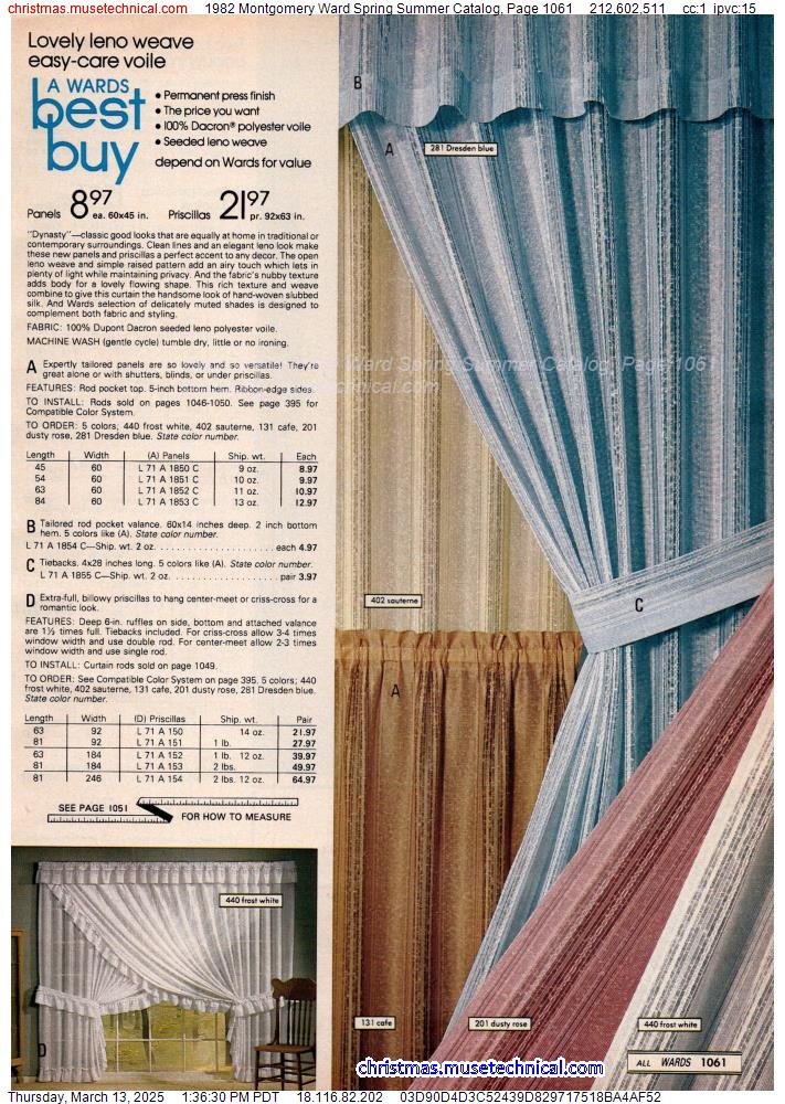 1982 Montgomery Ward Spring Summer Catalog, Page 1061