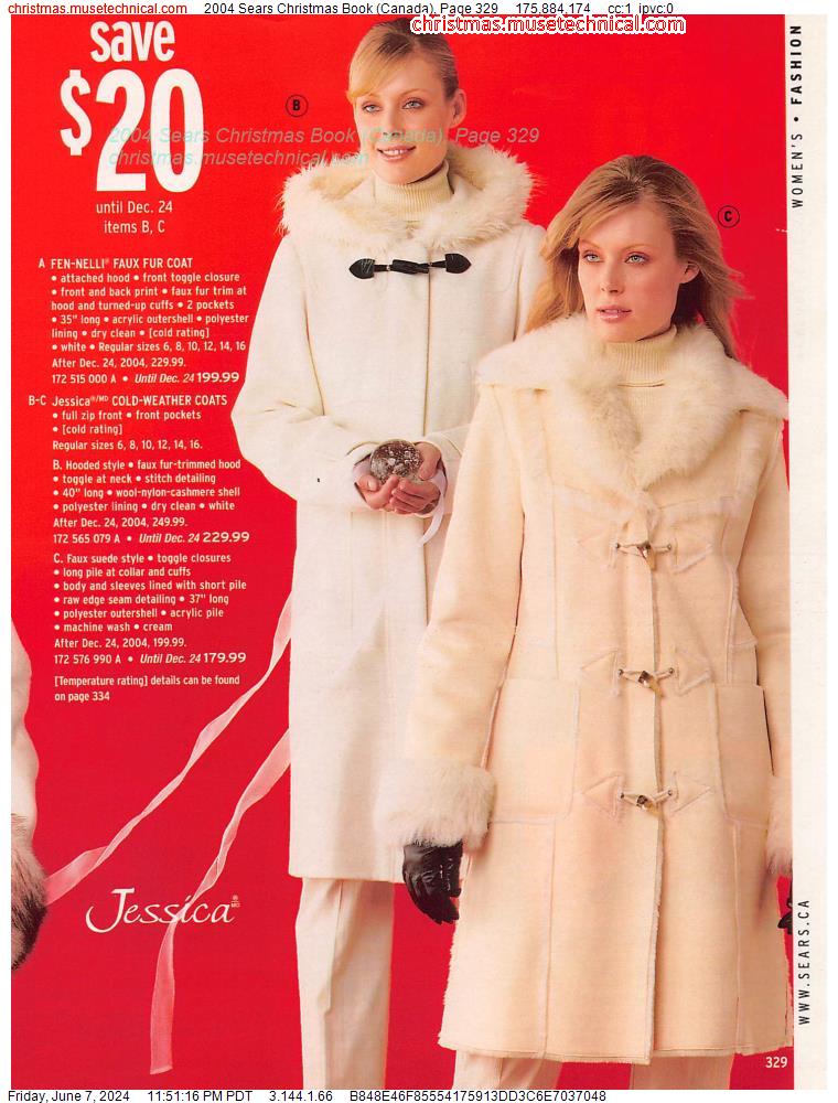 2004 Sears Christmas Book (Canada), Page 329