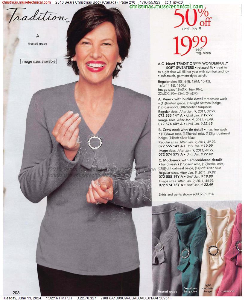 2010 Sears Christmas Book (Canada), Page 210