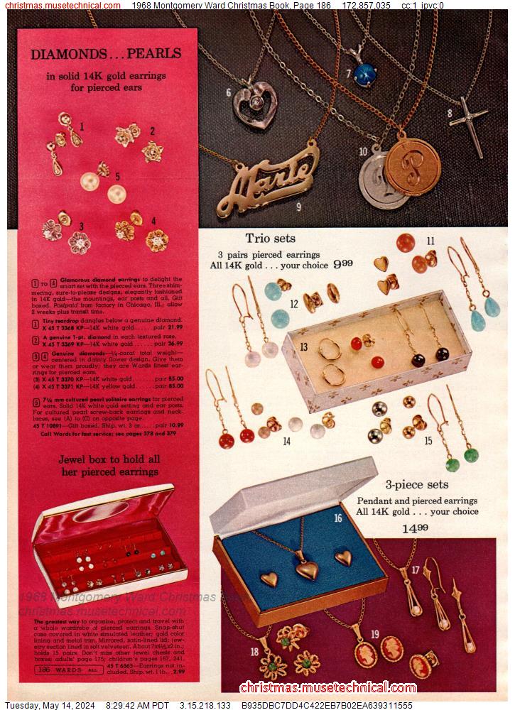 1968 Montgomery Ward Christmas Book, Page 186