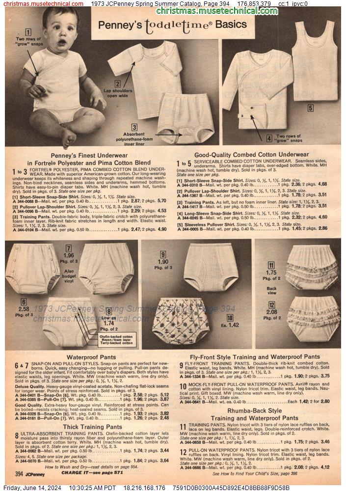 1973 JCPenney Spring Summer Catalog, Page 394
