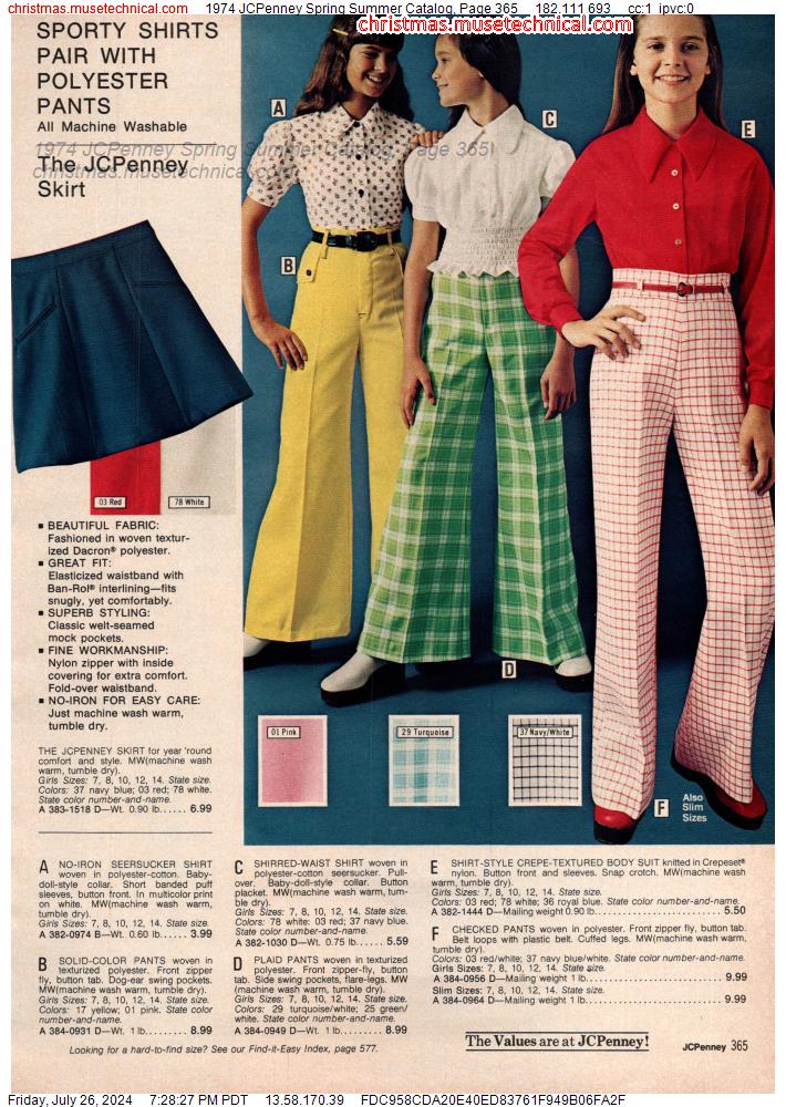 1974 JCPenney Spring Summer Catalog, Page 365