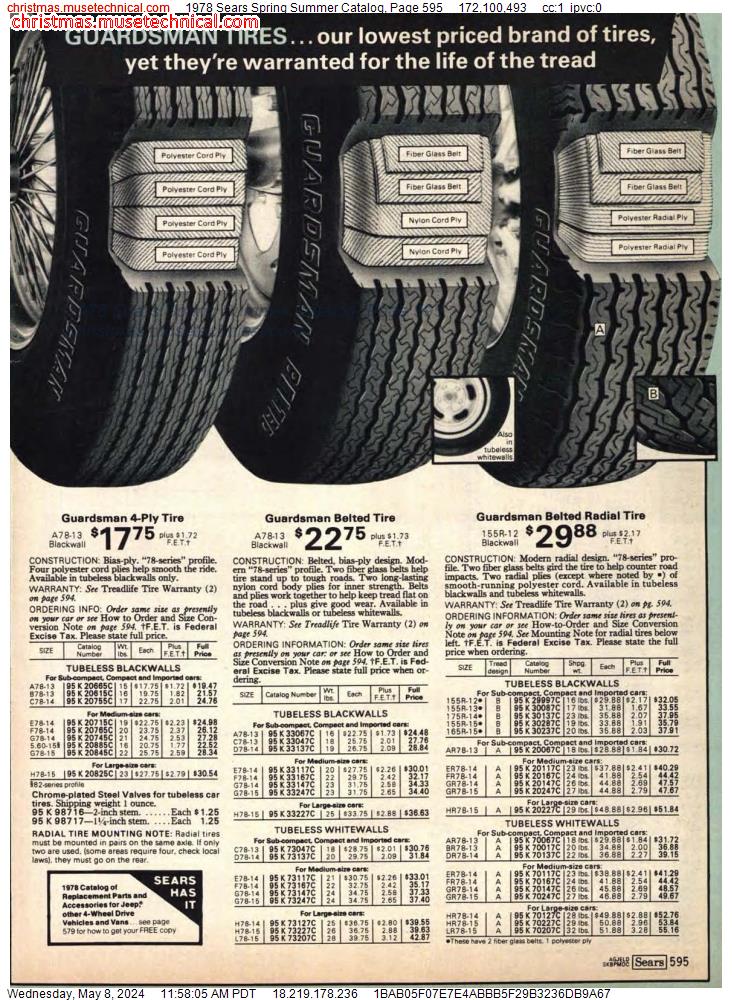 1978 Sears Spring Summer Catalog, Page 595