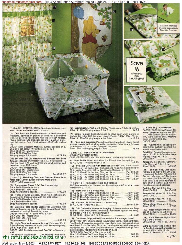 1983 Sears Spring Summer Catalog, Page 263