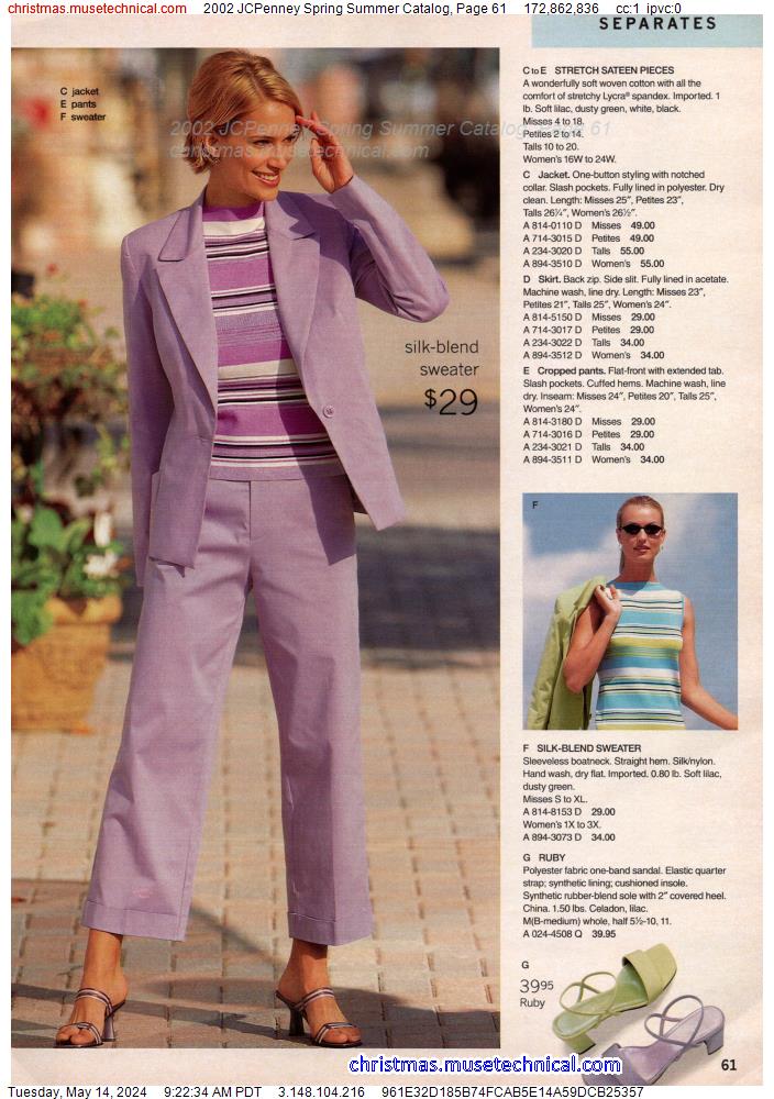 2002 JCPenney Spring Summer Catalog, Page 61