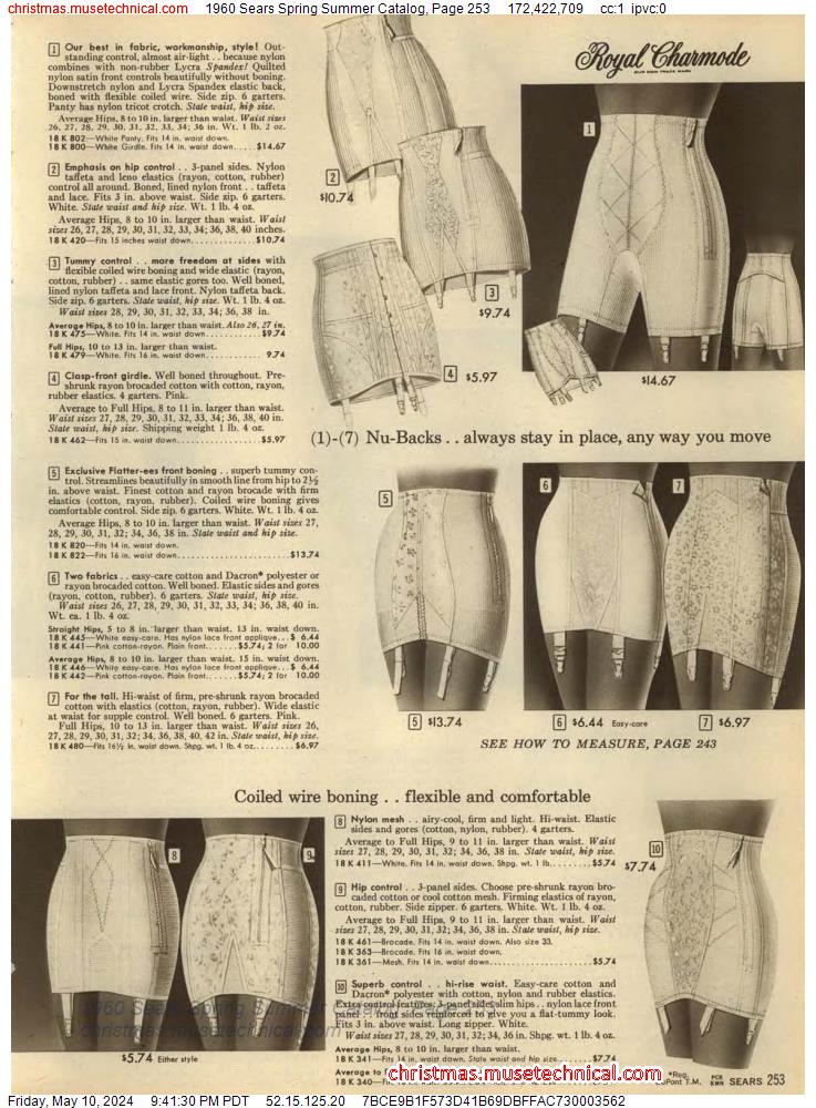 1960 Sears Spring Summer Catalog, Page 253