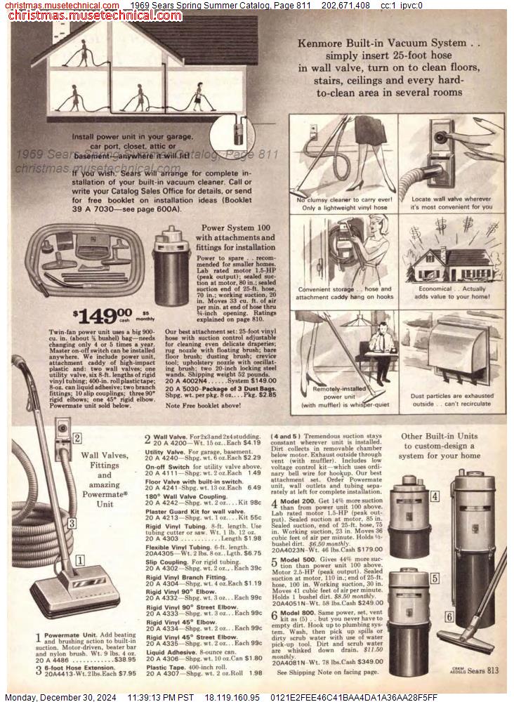 1969 Sears Spring Summer Catalog, Page 811