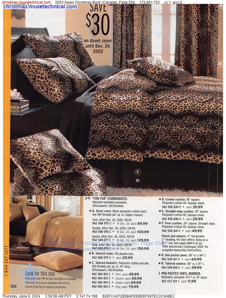 2003 Sears Christmas Book (Canada), Page 558
