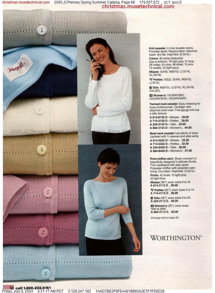 2000 JCPenney Spring Summer Catalog, Page 68