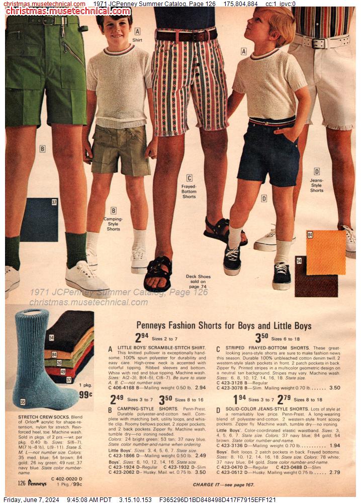 1971 JCPenney Summer Catalog, Page 126