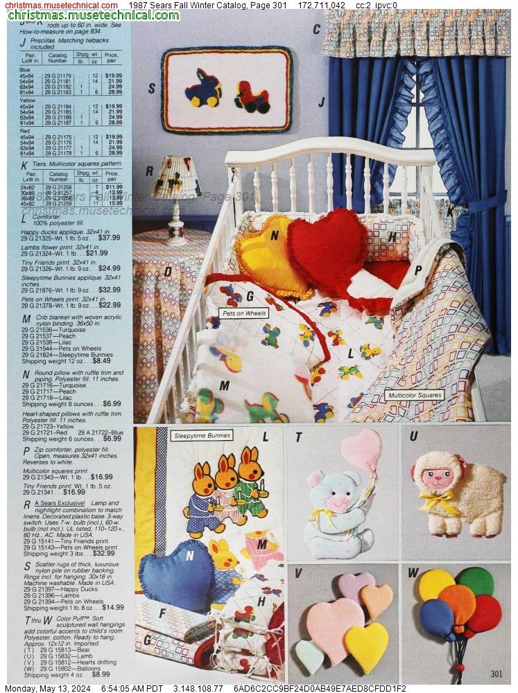 1987 Sears Fall Winter Catalog, Page 301