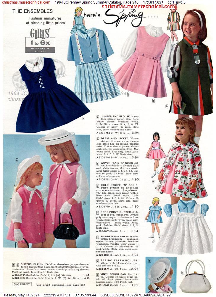 1964 JCPenney Spring Summer Catalog, Page 346