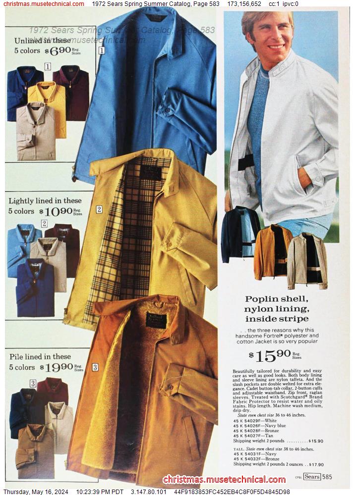 1972 Sears Spring Summer Catalog, Page 583
