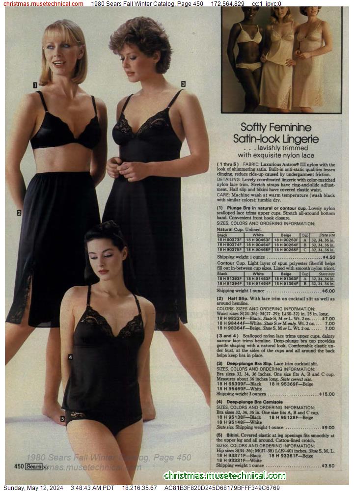 1980 Sears Fall Winter Catalog, Page 450