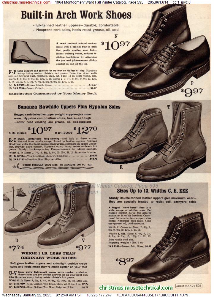 1964 Montgomery Ward Fall Winter Catalog, Page 595