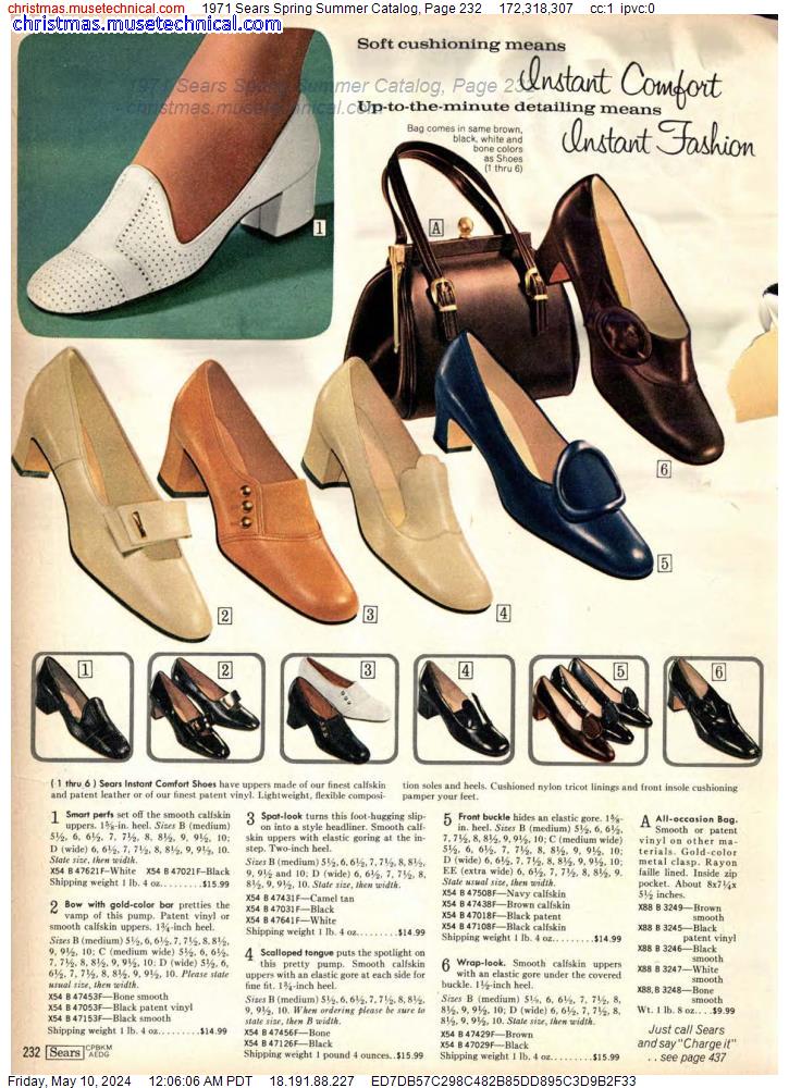 1971 Sears Spring Summer Catalog, Page 232