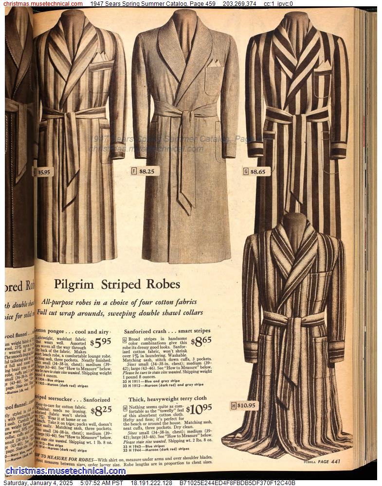 1947 Sears Spring Summer Catalog, Page 459