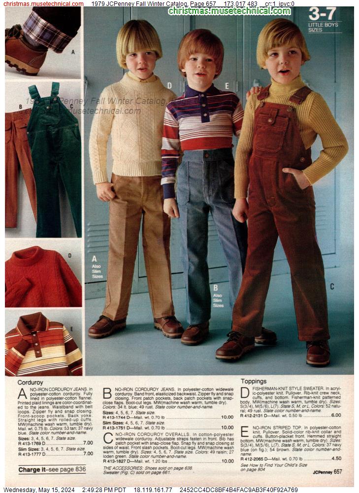 1979 JCPenney Fall Winter Catalog, Page 657