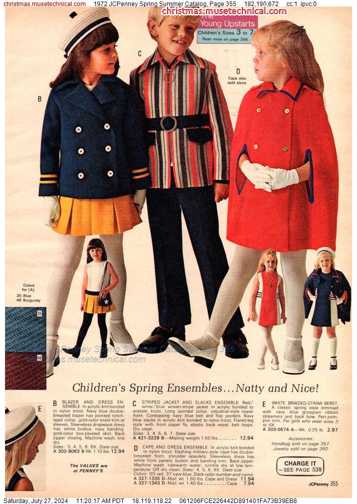1972 JCPenney Spring Summer Catalog, Page 355