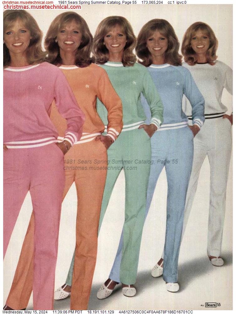1981 Sears Spring Summer Catalog, Page 55