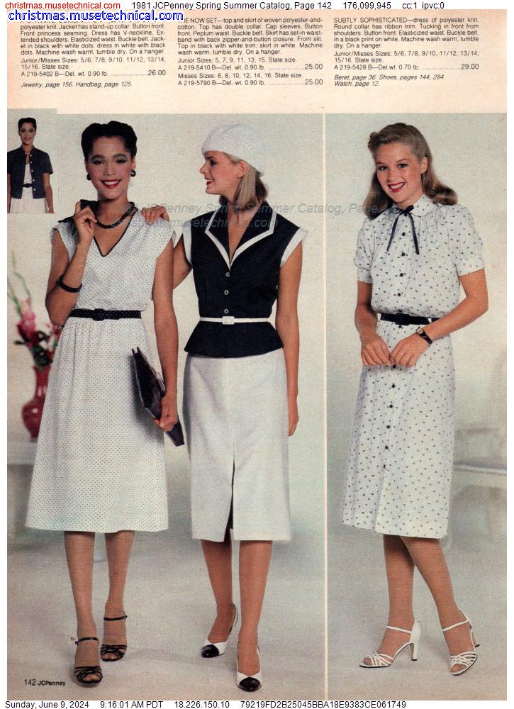 1981 JCPenney Spring Summer Catalog, Page 142