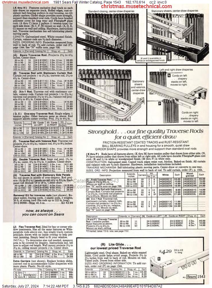 1981 Sears Fall Winter Catalog, Page 1543