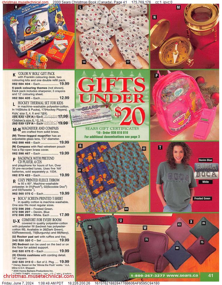 2000 Sears Christmas Book (Canada), Page 41
