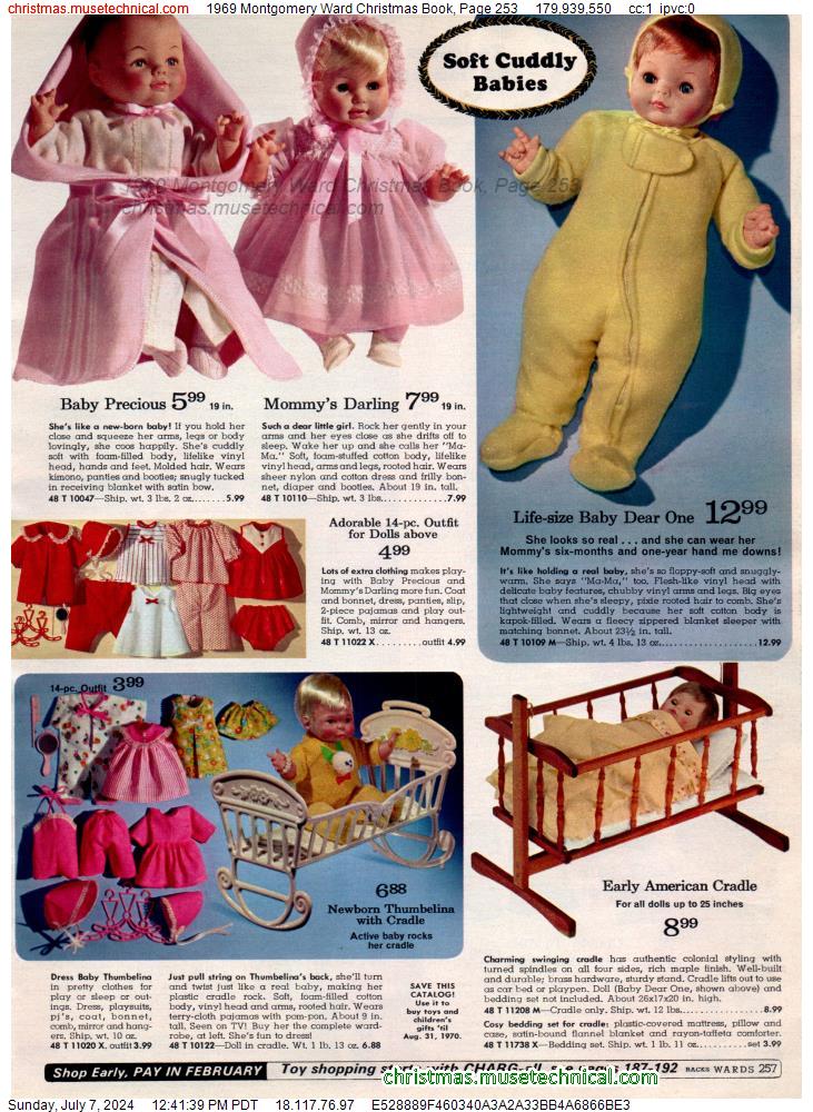 1969 Montgomery Ward Christmas Book, Page 253