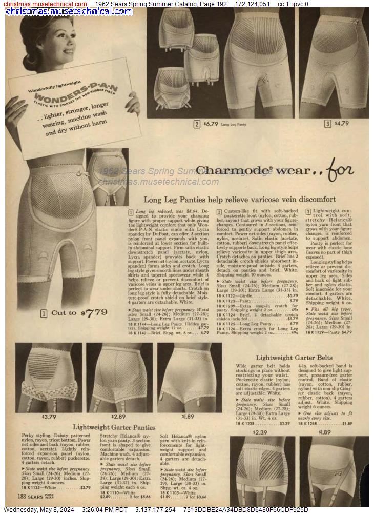 1962 Sears Spring Summer Catalog, Page 192