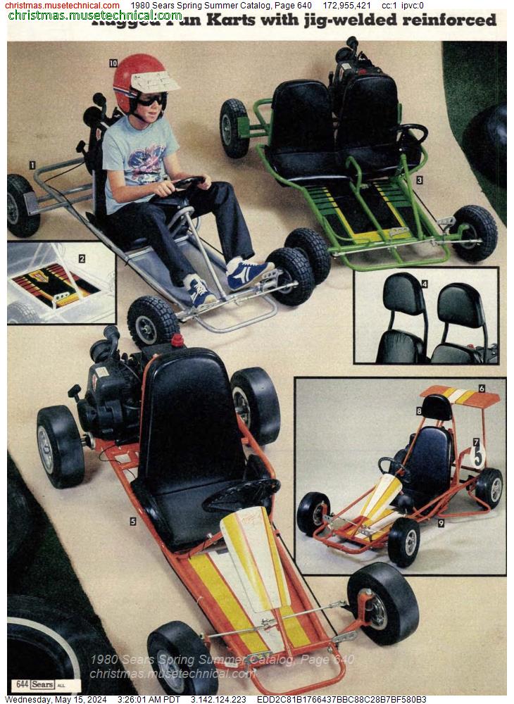 1980 Sears Spring Summer Catalog, Page 640