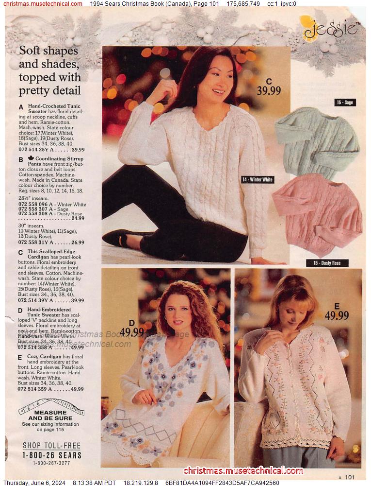1994 Sears Christmas Book (Canada), Page 101