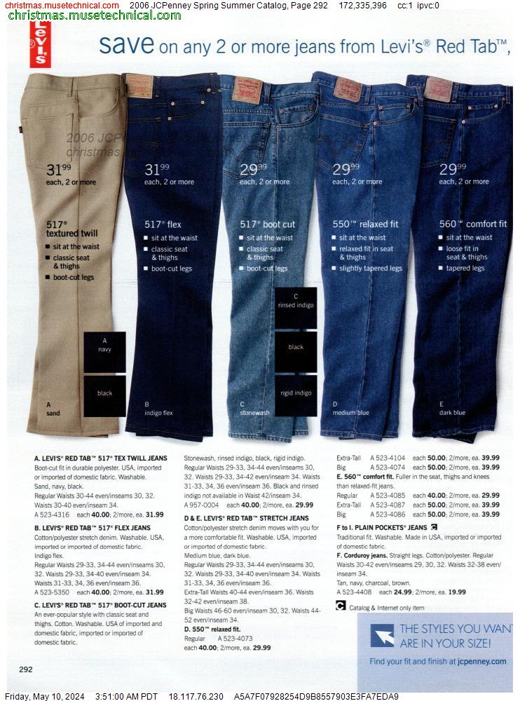2006 JCPenney Spring Summer Catalog, Page 292