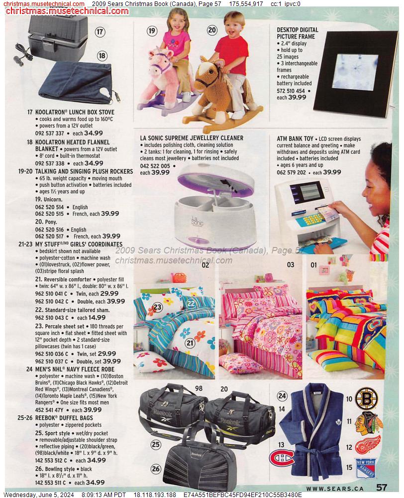 2009 Sears Christmas Book (Canada), Page 57