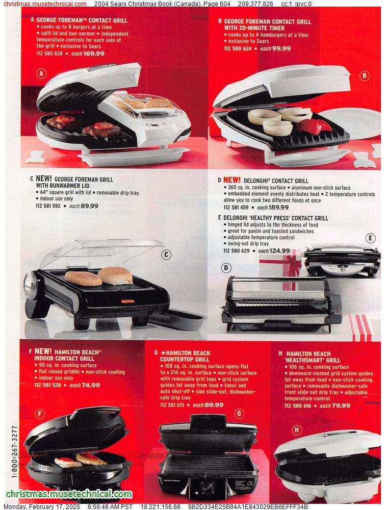 2004 Sears Christmas Book (Canada), Page 604